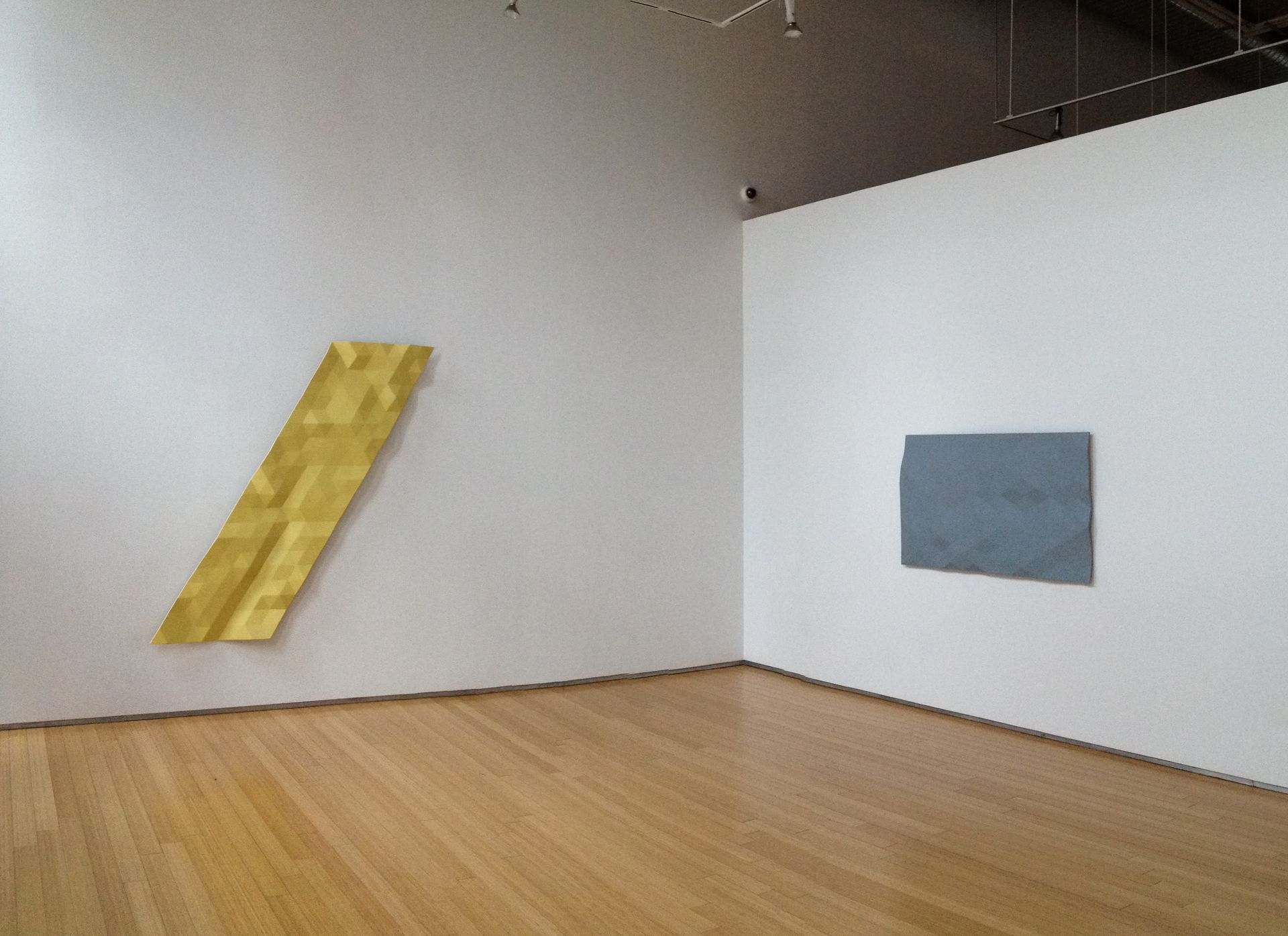 Two Upper Kern River painted shapes