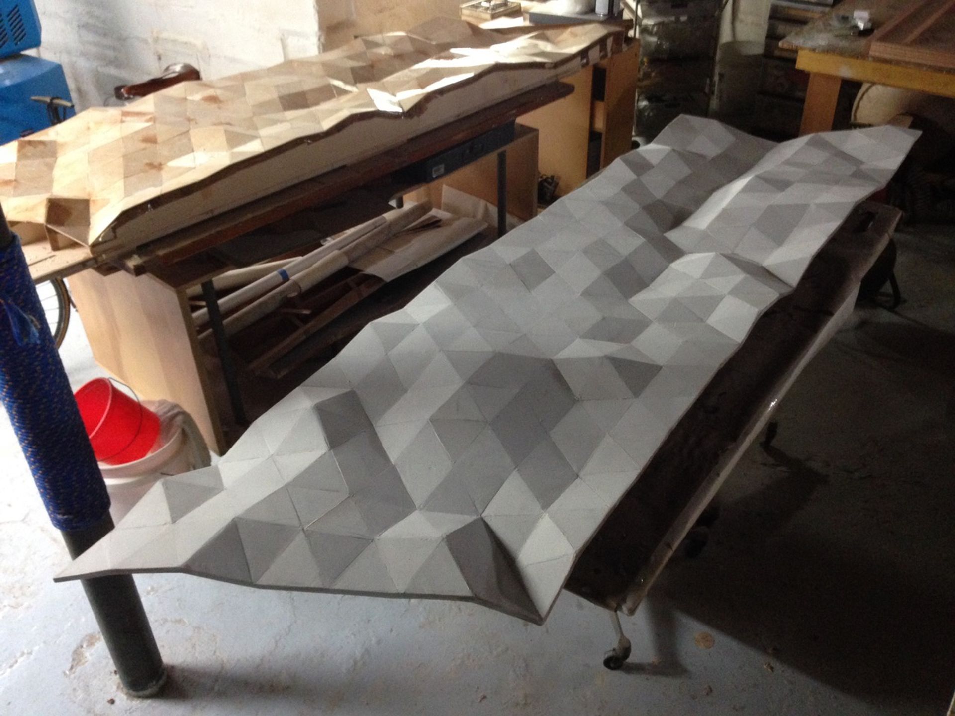 Building the shape (c)