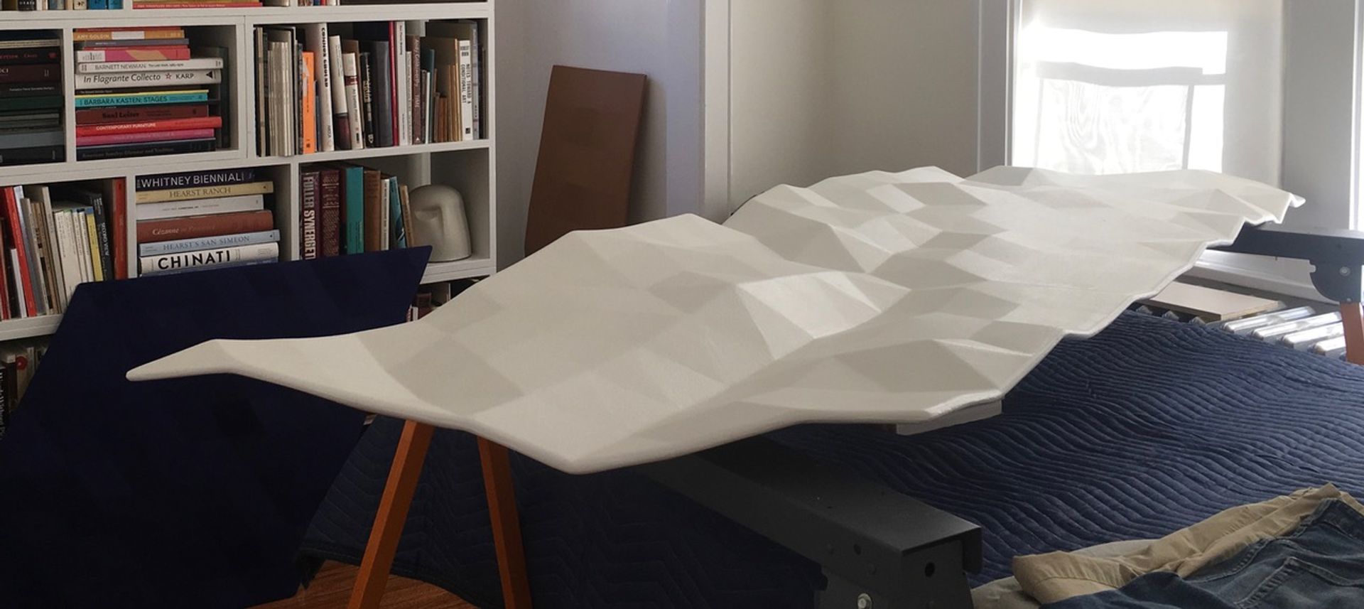 Shaping the surface into smooth contiguous planes